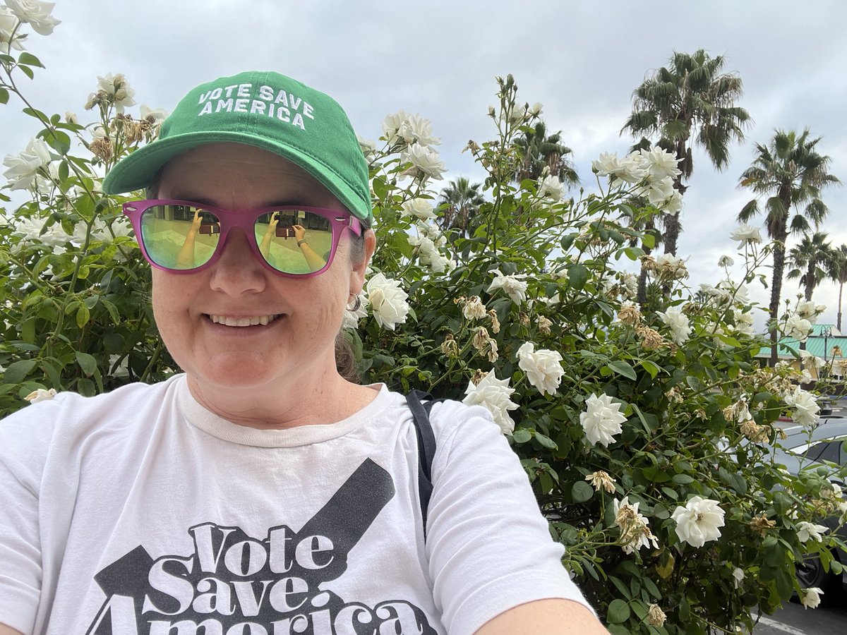 darcylaine's tweet photo. Iβm canvassing for @ChristySmithCA today because protecting abortion, the Earth and our voting rights are important to me. To keep the House, we must flip #CA27 blue! @votesaveamerica #MidtermMadness https://t.co/ZHmSY8hEhz