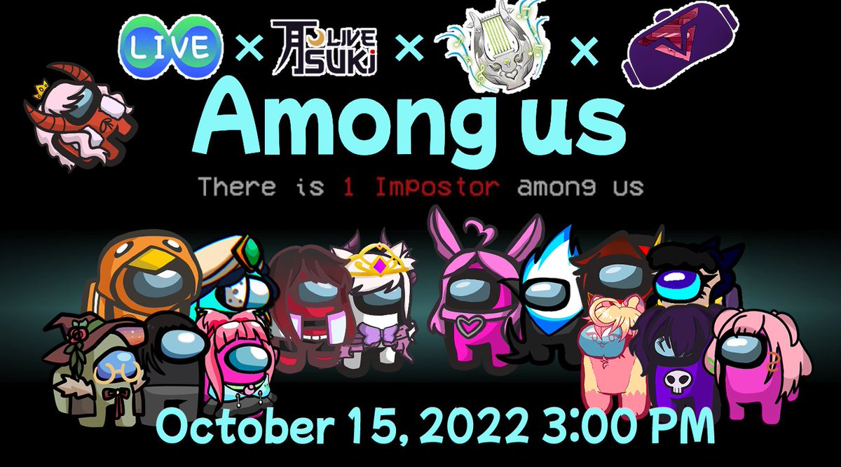 KojjieBotanical's tweet photo. Tonight: 3PM EST, I will be collaborating with @pjctharmonize, @TsukiLiveVT and @VirtuoloTube
with the objective of finding out, which group is the most SUS! Can i trust you all to be there Tomtes?
#Vtubers #VtubersEN #InfiniteLive #ProjectHarmonize https://t.co/BCRALWzt8I