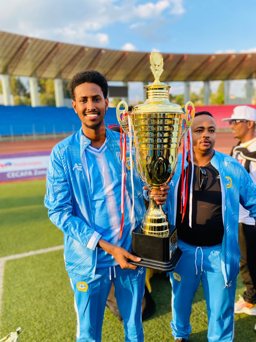 MoDugoow's tweet photo. We did it. Alhamdulillah #CECAFA #CECAFAU17 Congratulations #Somalia. We are the #Champions. https://t.co/jRTJHDC4U9