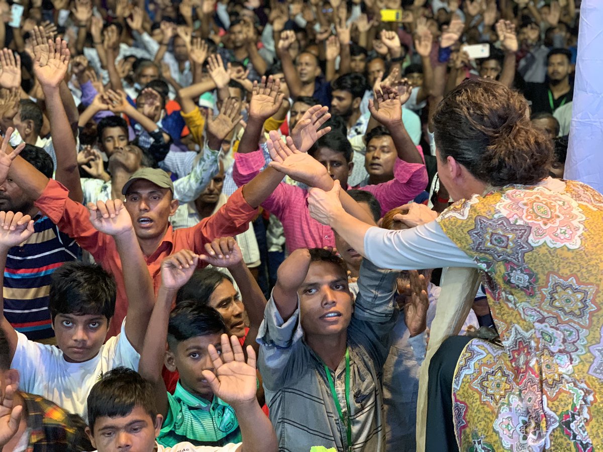 JamesCorbin238's tweet image. Tremendous move of the Holy Ghost this evening in Khulna, Bangladesh.
7,500 received the Holy Ghost
2,000 were healed
3 night total;
11,000 received the Holy Ghost
5,000 healed in Jesus name
To God be all the glory!
1 million soul revival in Jesus name!