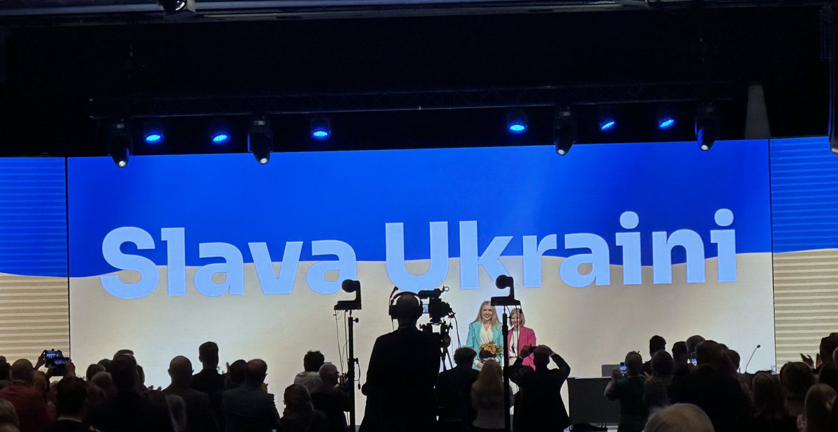 Venstre's tweet photo. - We will keep fighting Russia. And I promise: We will win. 🇺🇦 @kiraincongress #venstrelm https://t.co/LY8bqApIvy