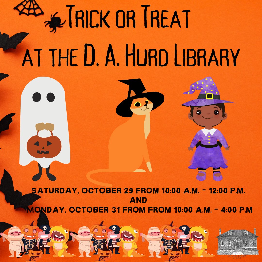 dahurdlibrary's tweet photo. #HaveYouHurd there are Halloween events happening soon at the @dahurdlibrary https://t.co/NURWrNGCUR
