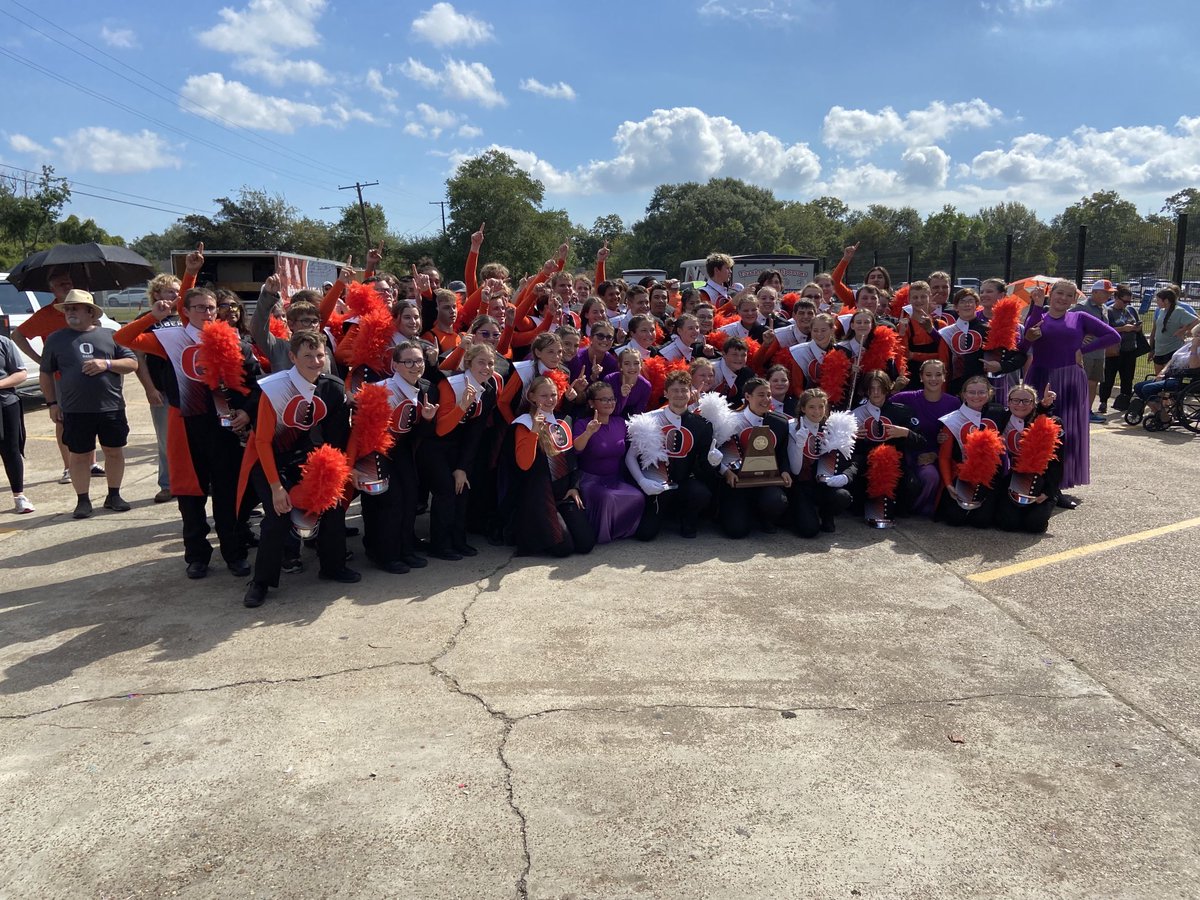 OHSBobcats's tweet image. Great job OHS band. Superior rating and straight 1s. Awesome job students and directors.