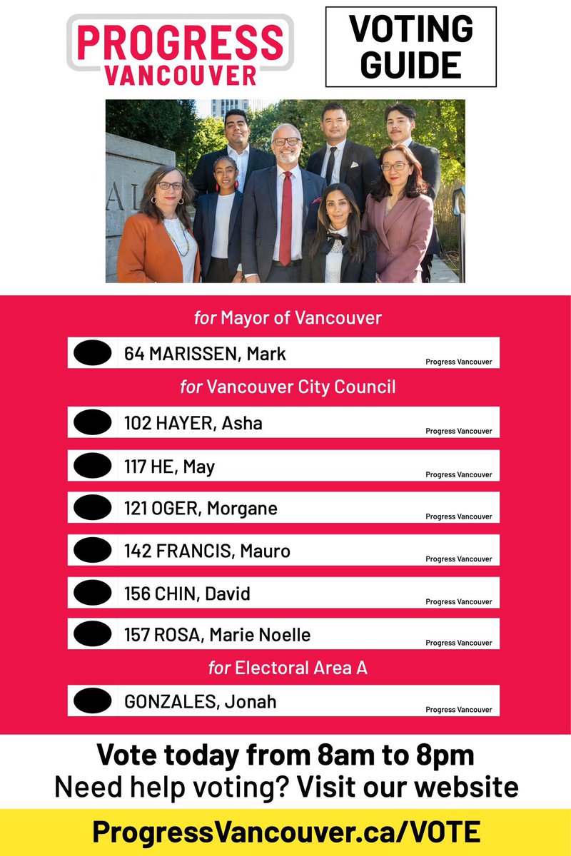 Today’s the day!

ProgressVancouver.ca/VOTE

#vanpoli #ChooseProgress