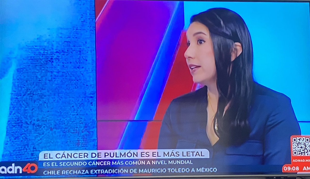 La Dra. Marisol Arroyo Hernández @MarisolNeumo en Entrevista con @adn40 🤩. Coordinadora del 1er. Programa de Detección Oportuna de Cáncer de Pulmón en México @incanMX 🫁🇲🇽👏🏻#UFOT #INCan #CáncerdePulmón #CancerResearch #ADN40 #adn40