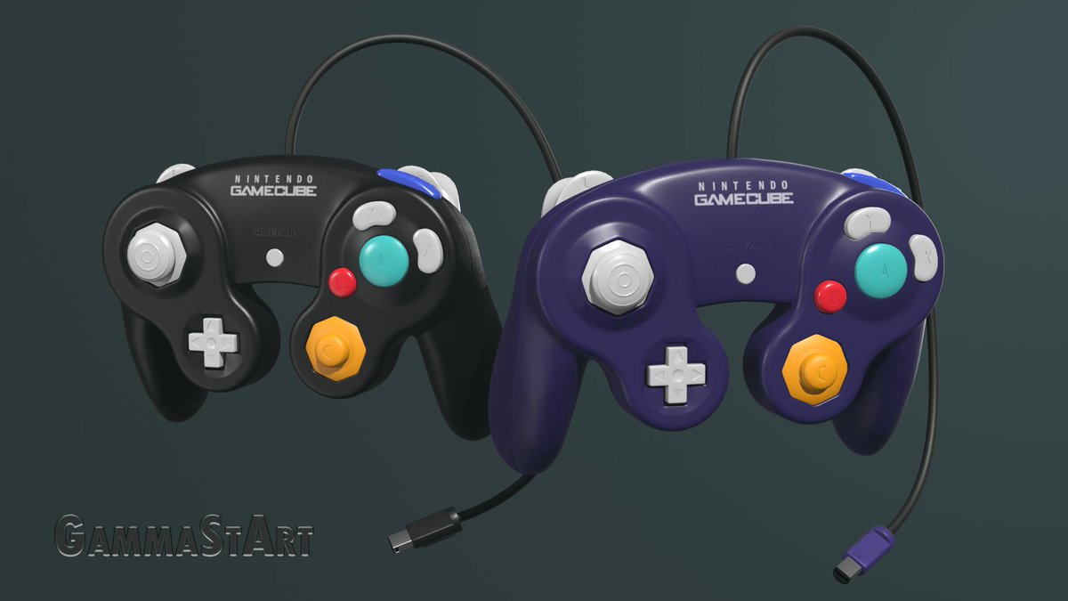 GammaStArt's tweet photo. Which color is your favorite?

#3d #3dart #3dmodel #nintendo #gamecube #console #gamepad #controller https://t.co/BUWWhYRAc6