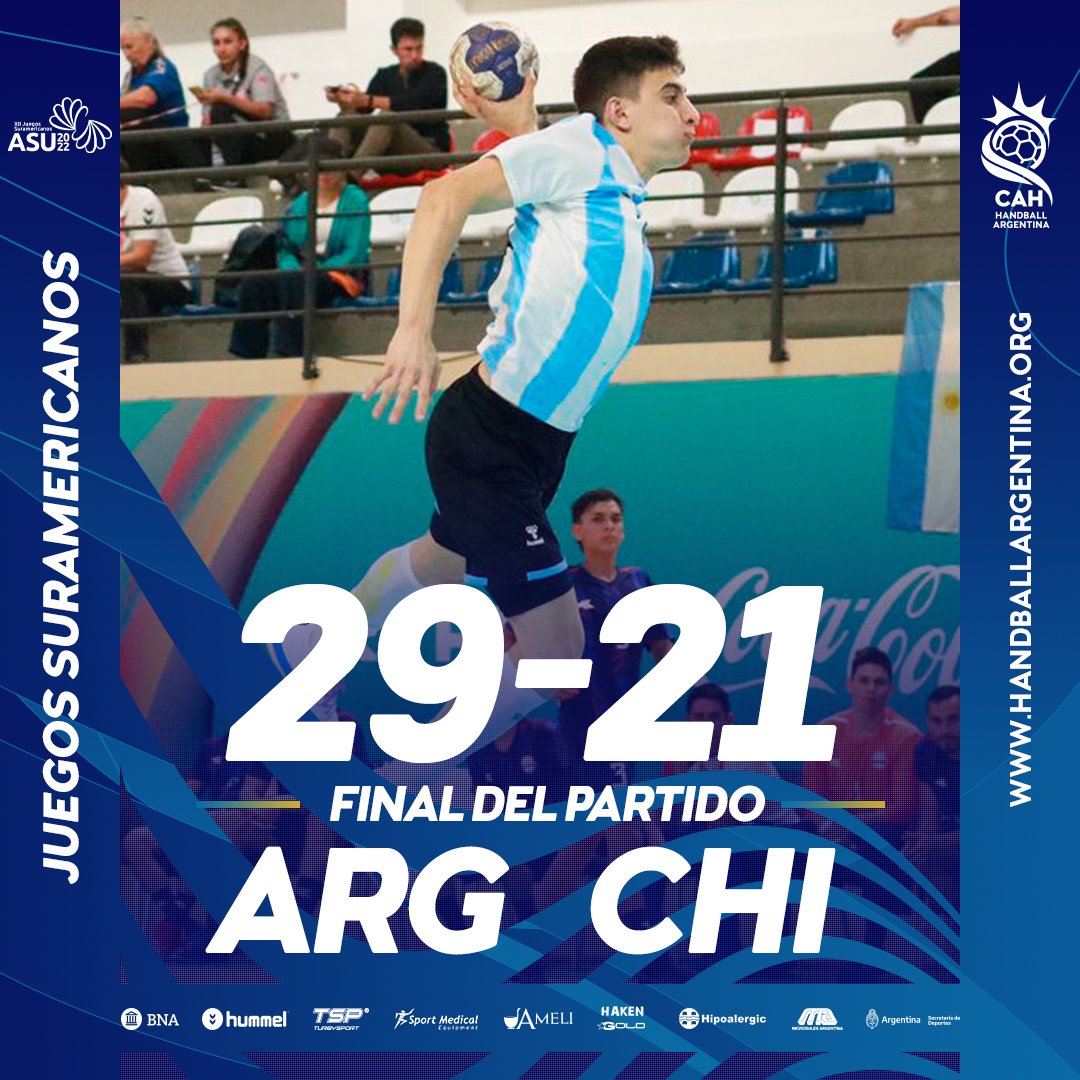 ¡Oro 🥇 para Los Gladiadores 🇦🇷 en <a href="/asu2022oficial/">Asunción 2022</a>!

El equipo conducido por <a href="/MilanoGuille/">Guille Milano</a> jugó un gran partido, derrotó a Chile 🇨🇱 y se subió a lo más alto del podio de los Odesur.

¡Excelente forma de festejar un nuevo aniversario de la CAH, la seguimos en <a href="/santiago2023/">Santiago 2023</a>!
