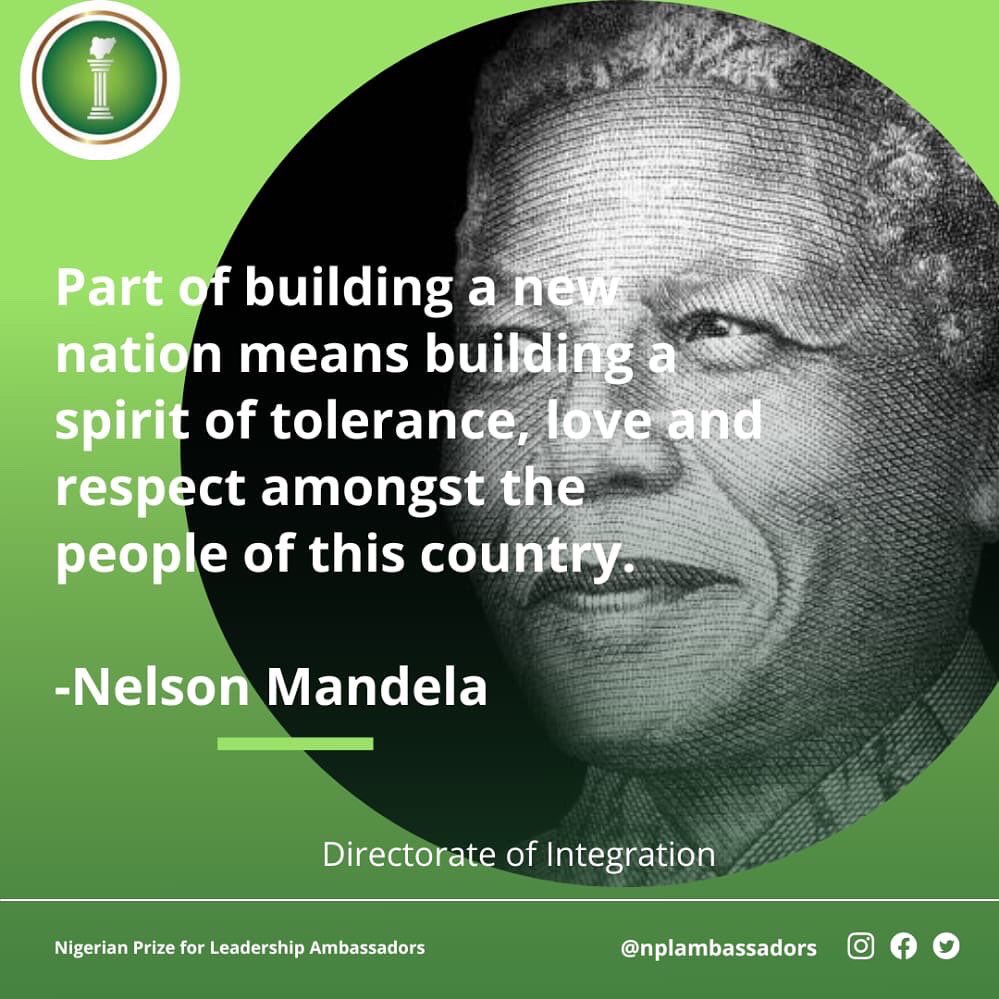 Here are some thought-provoking nuggets and snippets from our Directorate of Integration to inspire our fellow compatriots to work towards achieving national unity and cohesion for our country.