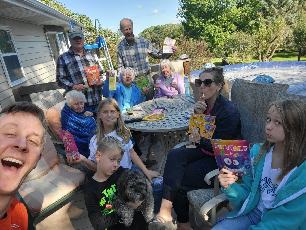 jrmccafferty's tweet photo. What do we have now to try?! Zolli Pops and Zaffi Taffy! Ella couldn't keep her hands off the taffy! Yum! AND allergy free, keto, vegan, to name a few. =) #zollicandy #zollipops #alinastarrmorse and #Tryazon https://t.co/0OMnTqaTGi