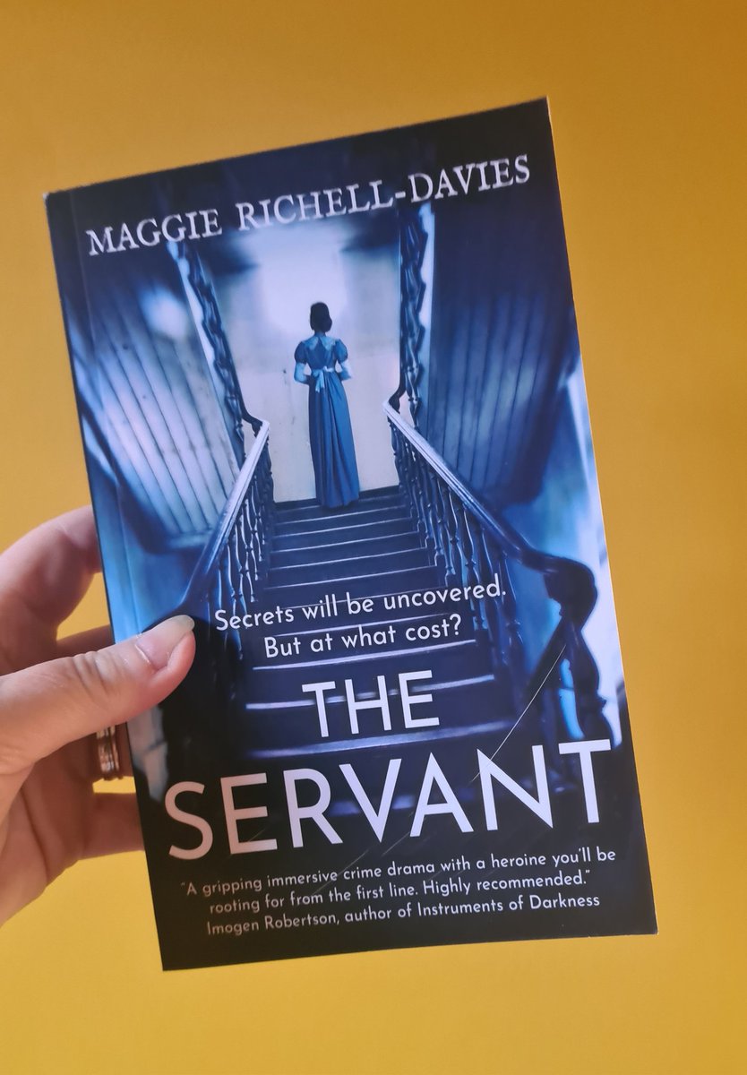 ➡️Next Up... This very much recommended book - The Servant by @maggiedavieswr1 I've made myself a cuppa, got myself a cosy blanket and really looking forward to losing myself in a good story 😊