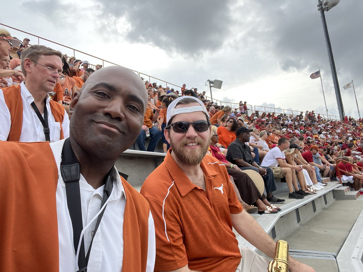 ✅ 6:00am Section Leader Meeting
✅ 6:45am Rehearsal
✅ 9:45am March to Stadium
✅ 11:00am Kickoff!

Hook ‘em Horns! 🤘
#LHAB2022