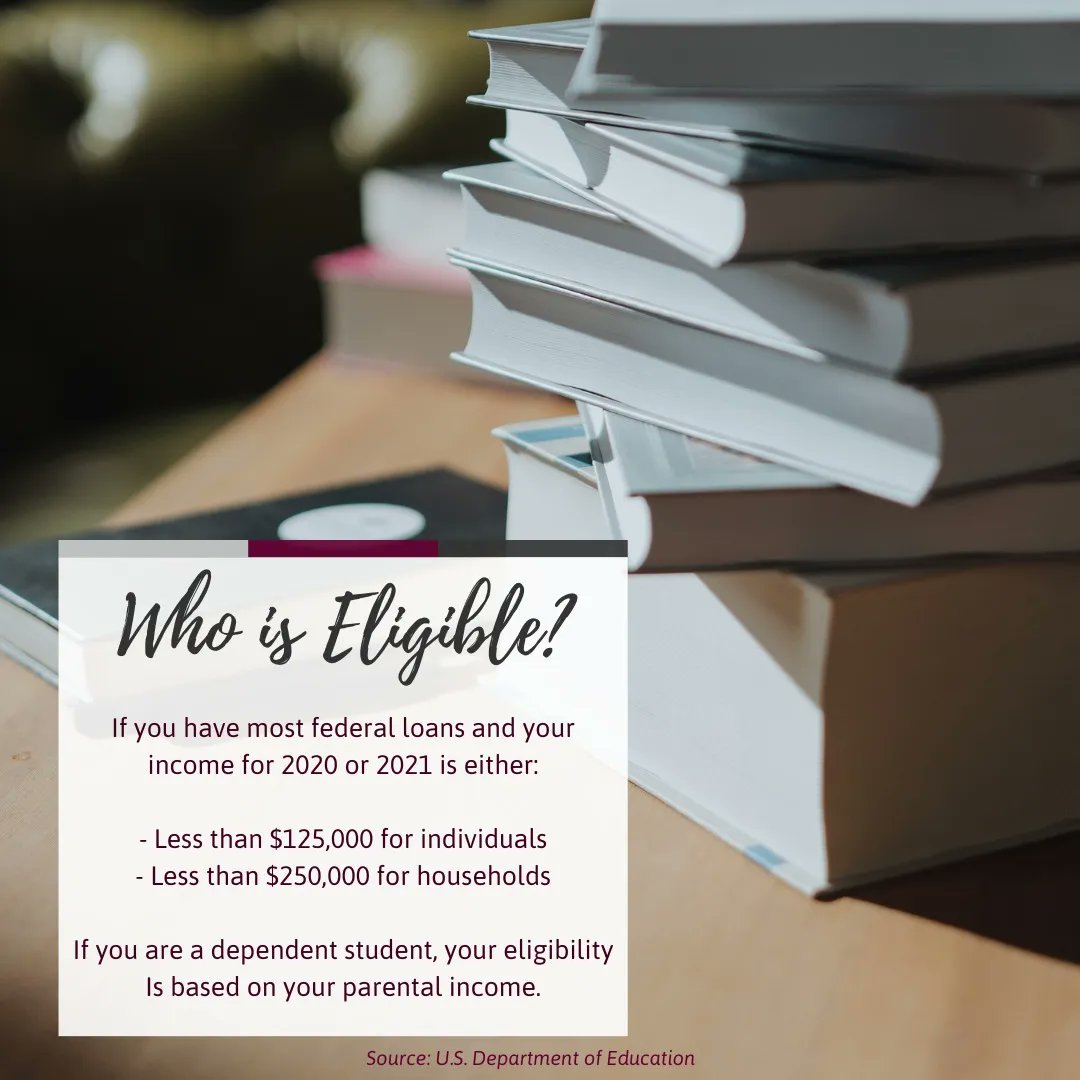 LTA_BetaOmega's tweet photo. In August, the President announced his plan to provide student debt relief to eligible borrowers. Although we expect more info to come, swipe to learn about the current key takeaways regarding the upcoming Student Debt Relief Plan. Visit https://t.co/3FqeKbrwJ3 for more info. https://t.co/40IhEP3tFn