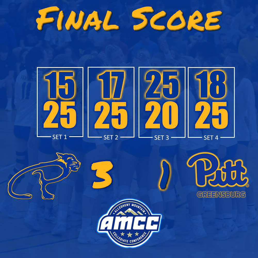 Panthers take Game 1 at UPG Trimatch 3-1. Ruby Smith led the team with 14 kills and a .313 hitting percentage. Olivia Reese added 10. Tabitha Walker had 35 assists. Kalya Maslowski led with 18 digs, while Reese, Carson and Walker all added 12 each.