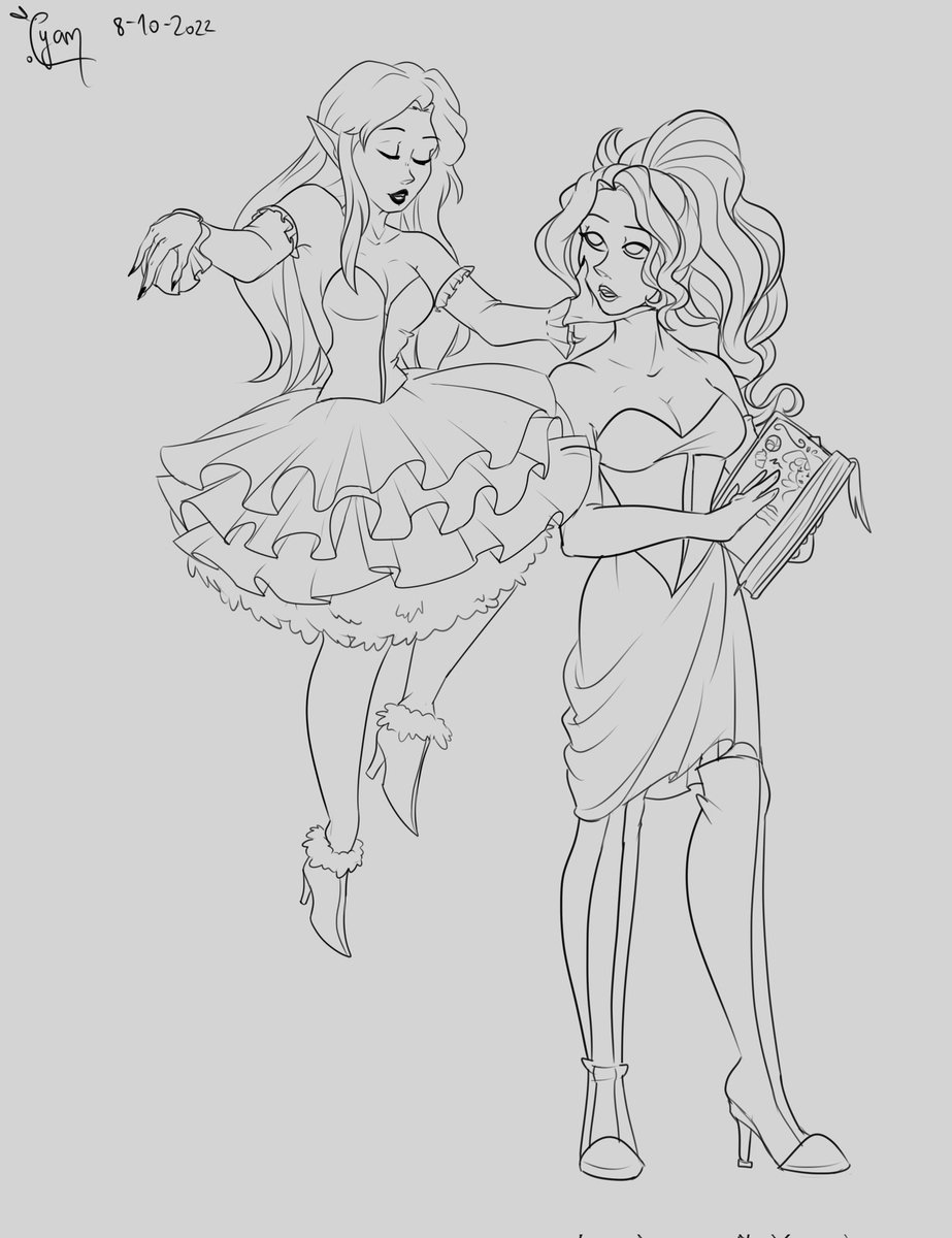The_MemeLover's tweet photo. #vampire #Nim and #Witch #Airad ... Just think of it ;)
-
-
-
#artistsontwitter #art #digitalart #drawing #threnody #missmi #Mina_Rose #sapphic #Nimrad #Ijustlovethemsm💞 #lineart #fanart #gothic #goth #arte #WIP https://t.co/3804MVIQNb
