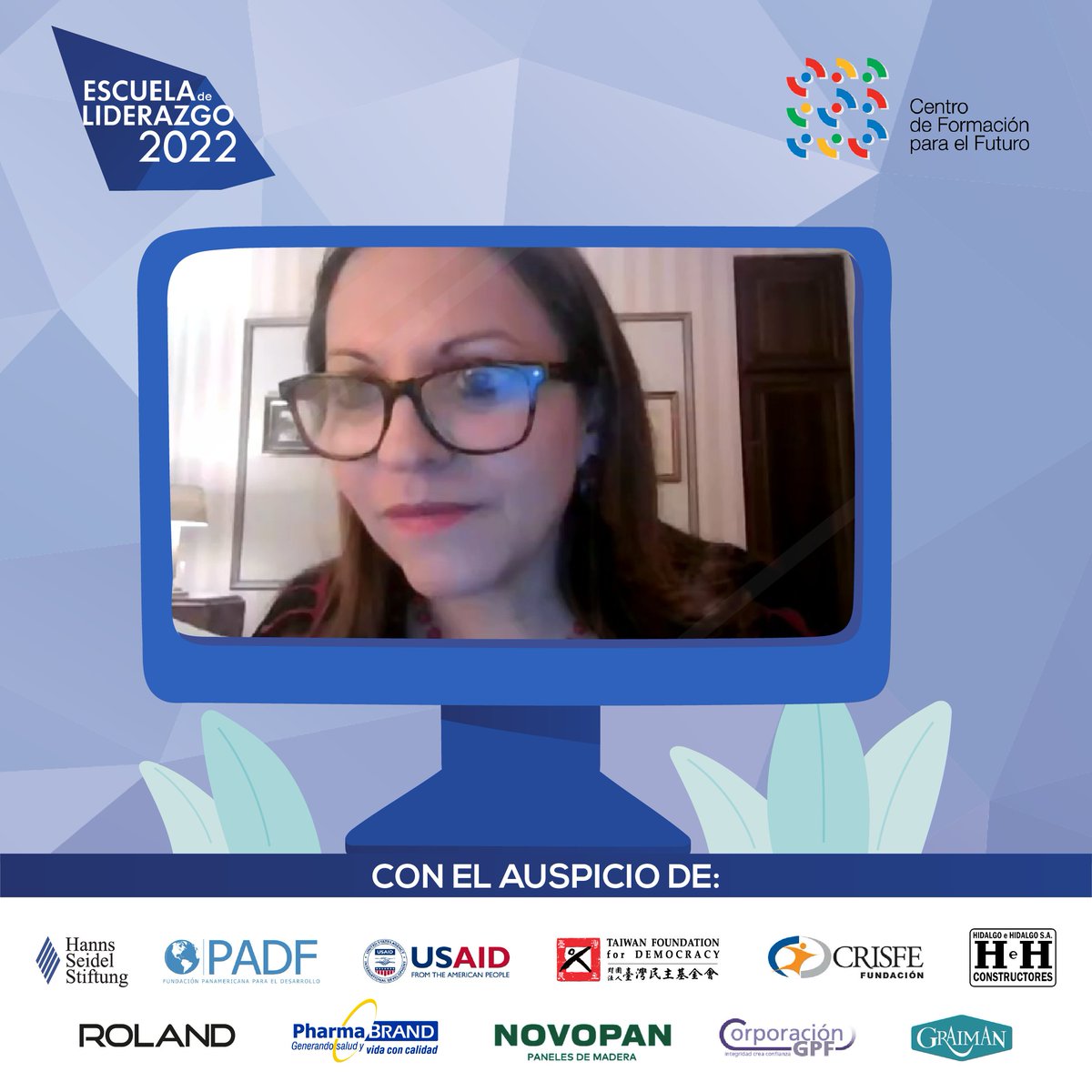 FundacionFidal's tweet photo. A continuación, contamos con la intervención de María Fernanda León, directora ejecutiva de Procosméticos: "Nosotros sí podemos moldear y configurar el futuro de cada uno". 🌟
Con el auspicio de: @TFDemocracy, #Pharmabrand, #CRISFE, @Roland_ec https://t.co/9NH30P4JUC