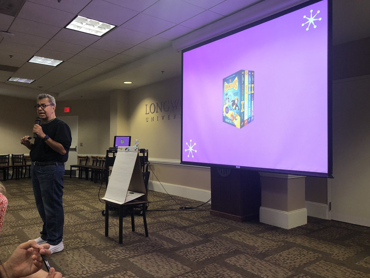 kathrynrh's tweet photo. This week was AWESOME! I ❤️ #VCBF! Thank you so much @DanPoblocki @CGrabenstein @geneluenyang @JerryCraft @jaycooperart @varianjohnson @LRGiles @WriteinBK @raulthe3rd @rginns @lisa_mcmann for talking to me!! You are all soooo amazing!! https://t.co/dEUMnUlcXz