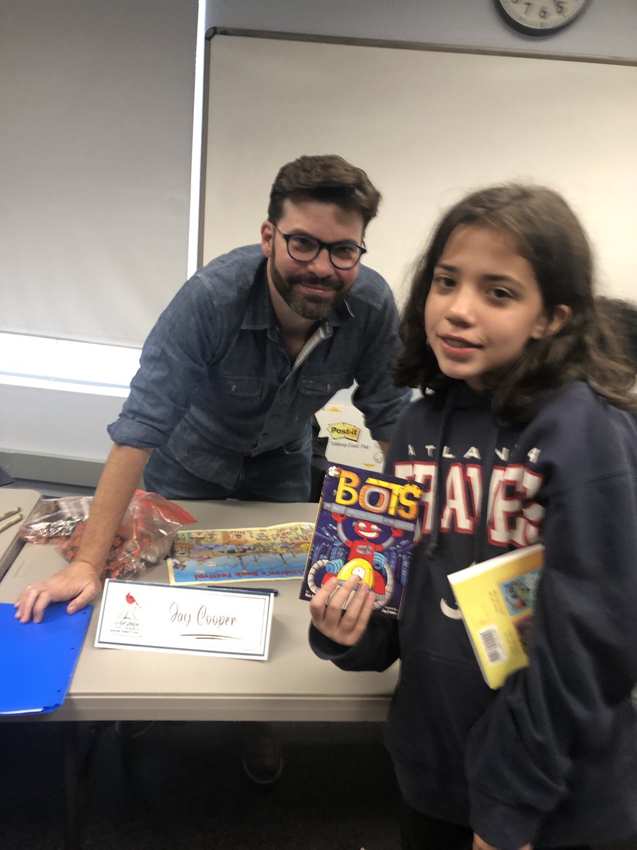 kathrynrh's tweet photo. This week was AWESOME! I ❤️ #VCBF! Thank you so much @DanPoblocki @CGrabenstein @geneluenyang @JerryCraft @jaycooperart @varianjohnson @LRGiles @WriteinBK @raulthe3rd @rginns @lisa_mcmann for talking to me!! You are all soooo amazing!! https://t.co/dEUMnUlcXz
