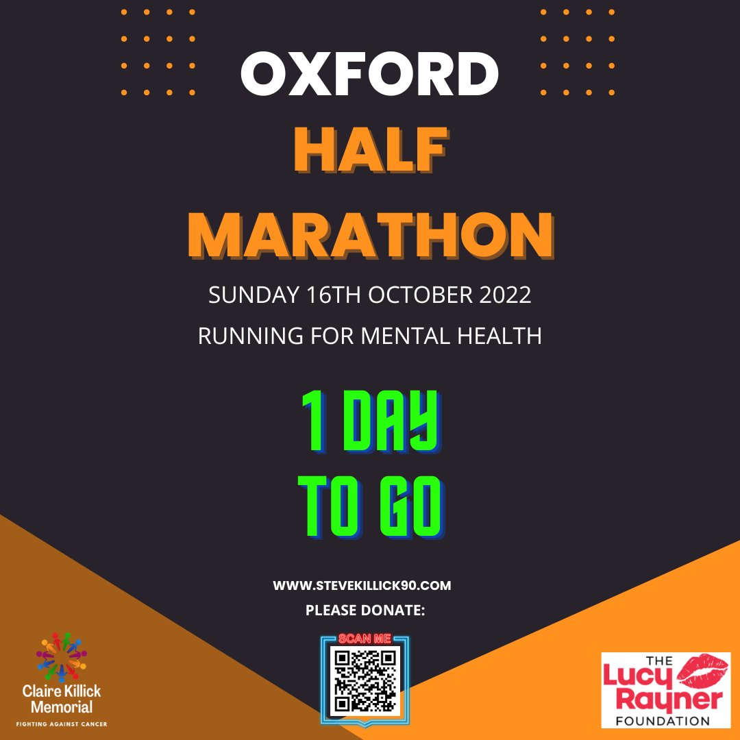 Ckmoxford's tweet photo. Race day tomorrow
We will be fundraising for The Lucy Rayner Foundation so please donate if you can ❤️
https://t.co/ij7uTwXfxy https://t.co/sJ9c6JVeCr