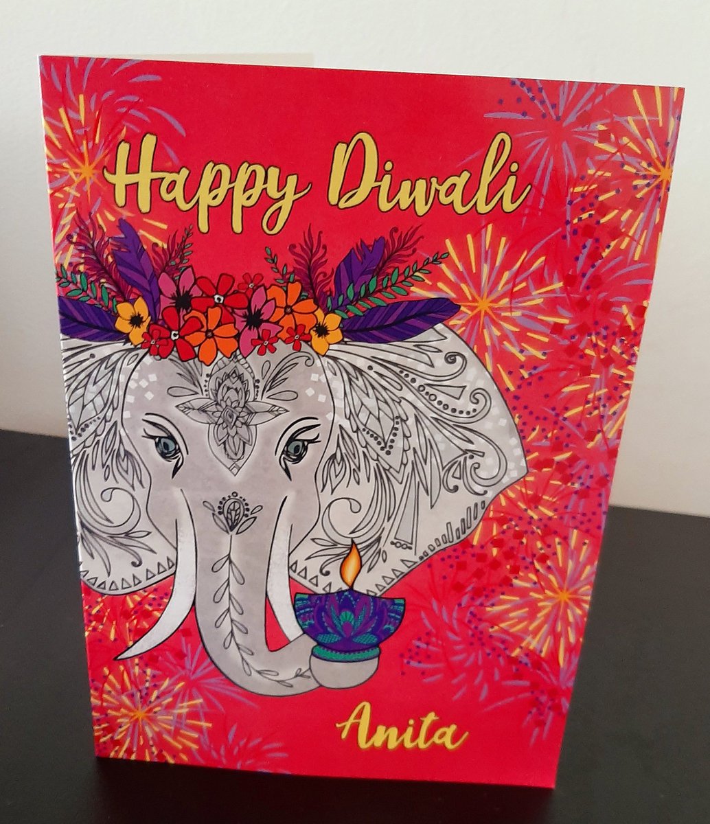 Thank you <a href="/JodieMcNallyEYF/">Jodie McNally</a>, always the first to send me a gorgeous card #neverforgets. You'll never know how much this means to me ❤❤❤ Happy Diwali