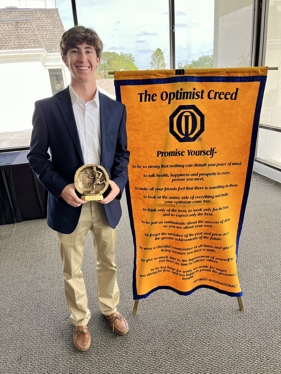 imlanewatson's tweet photo. So thankful to be selected as the Mobile Optimist Club Runner of the Week! Thank you to the Club, my coaches, and my parents. #pr>16soon https://t.co/sLpWzz4NGN