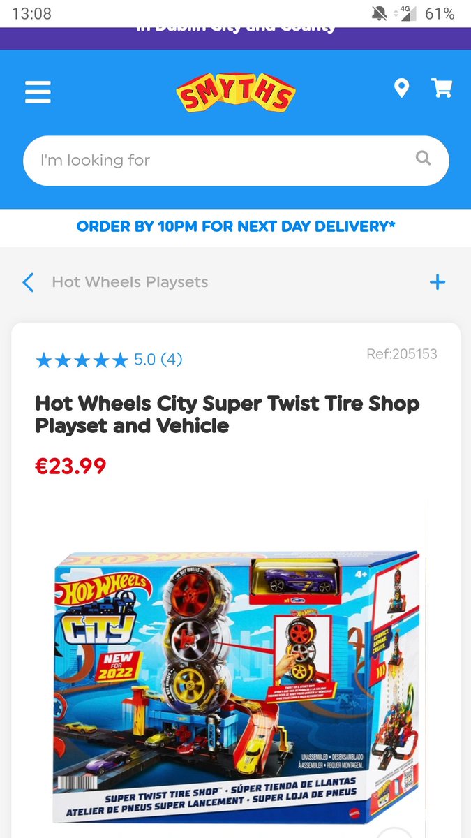 Robc789's tweet photo. @TescoIrl why have price of toys increased so much in last few months?why is this 18 euro more than in Smyth's? https://t.co/66lrLPw7I6