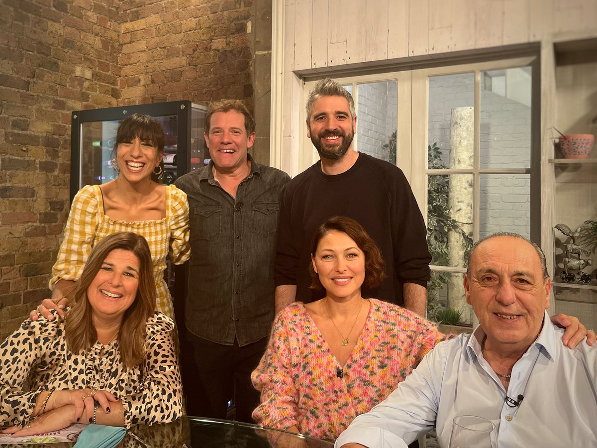 @SaturdayKitchen. SaturdayKitchen @matt_tebbutt #GeorginaHayden, @gennarocontaldo, #MiguelBarclay, @knackeredmutha and @EmmaWillis!. Fantastic show this morning. @EmmaWillis is so lovelyxx 😍 See you next Saturday xx