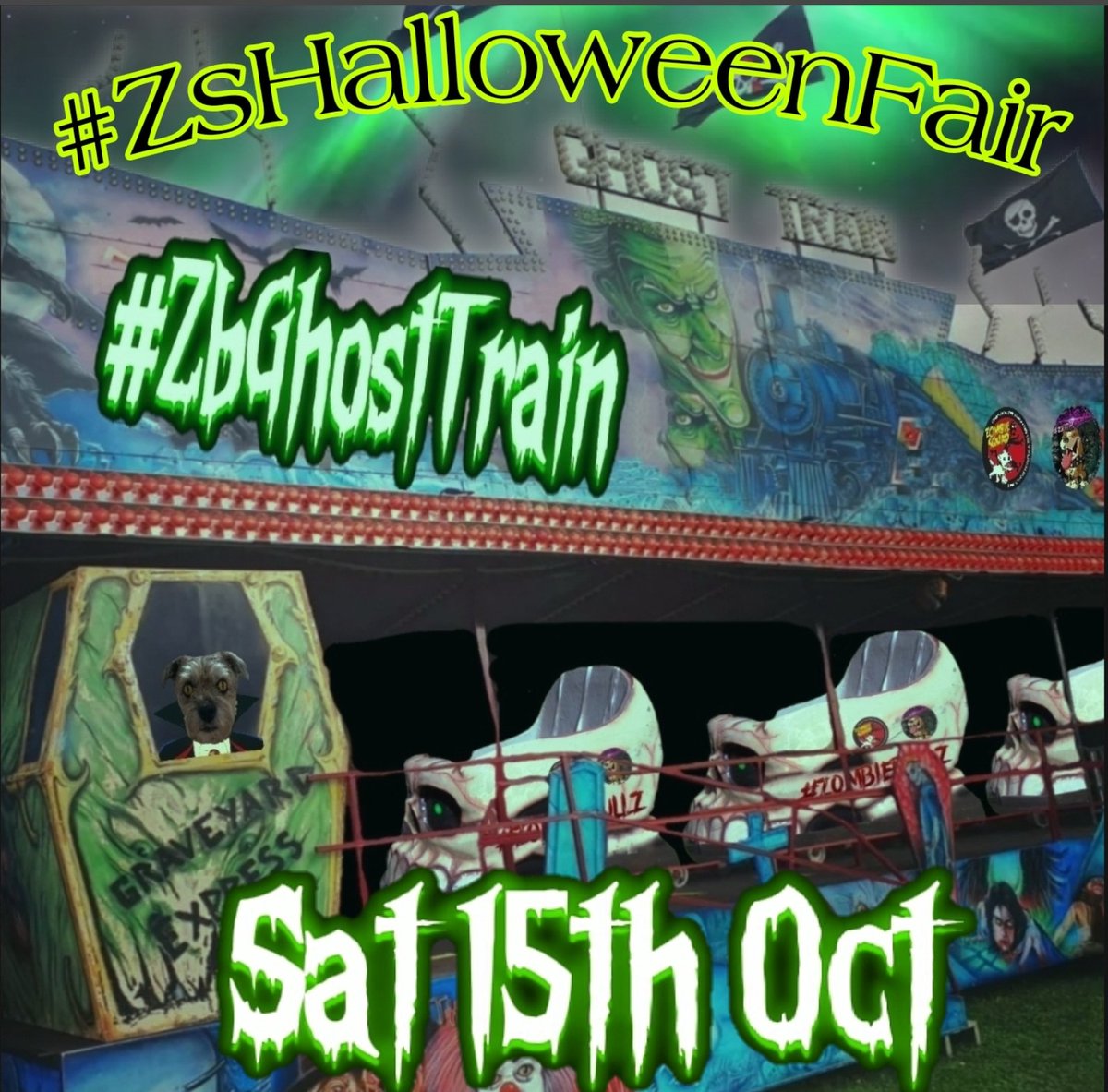 guccidog2020's tweet photo. Who's ready for the 2nd installment of the #ZsHalloweenFair??β€οΈπππΆ. Who's ready for the #ZbGhostTrain π»ππ«‘?.... don't miss it ,
COMING TO YOU LIVE THIS EVE π»ππ. It's time to get spooky π«‘π«£π«£πβ€οΈπΆ #ZSHQ #zombiebullz #Halloween #RetweetToJoin #DogsofTwittter #Trending https://t.co/nyNopZ1o4n