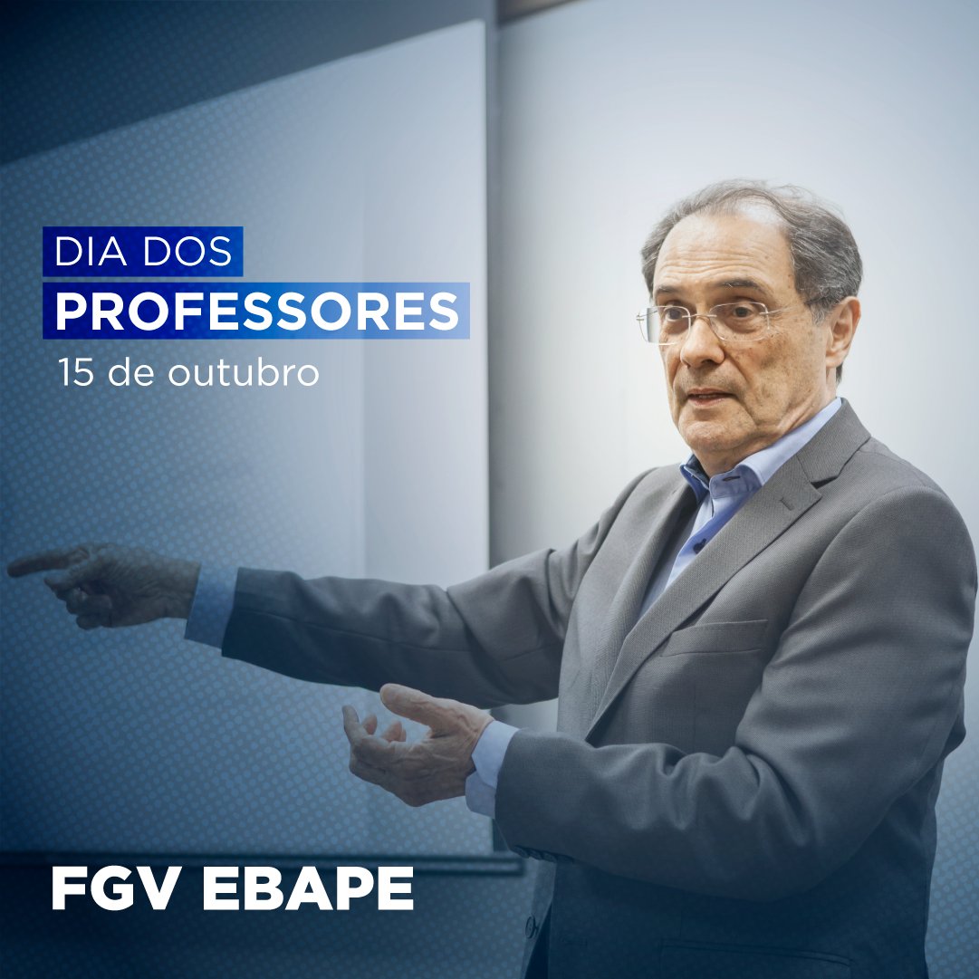 FGVEBAPE's tweet photo. A troca de conhecimento entre professores e alunos tem impacto em toda a sociedade. Agradecemos aos professores que diariamente enfrentam o desafio de ensinar e transformar vidas!
Feliz dia dos professores!
#fgv #ebape #diadosprofessores https://t.co/4fdHhKFTj3