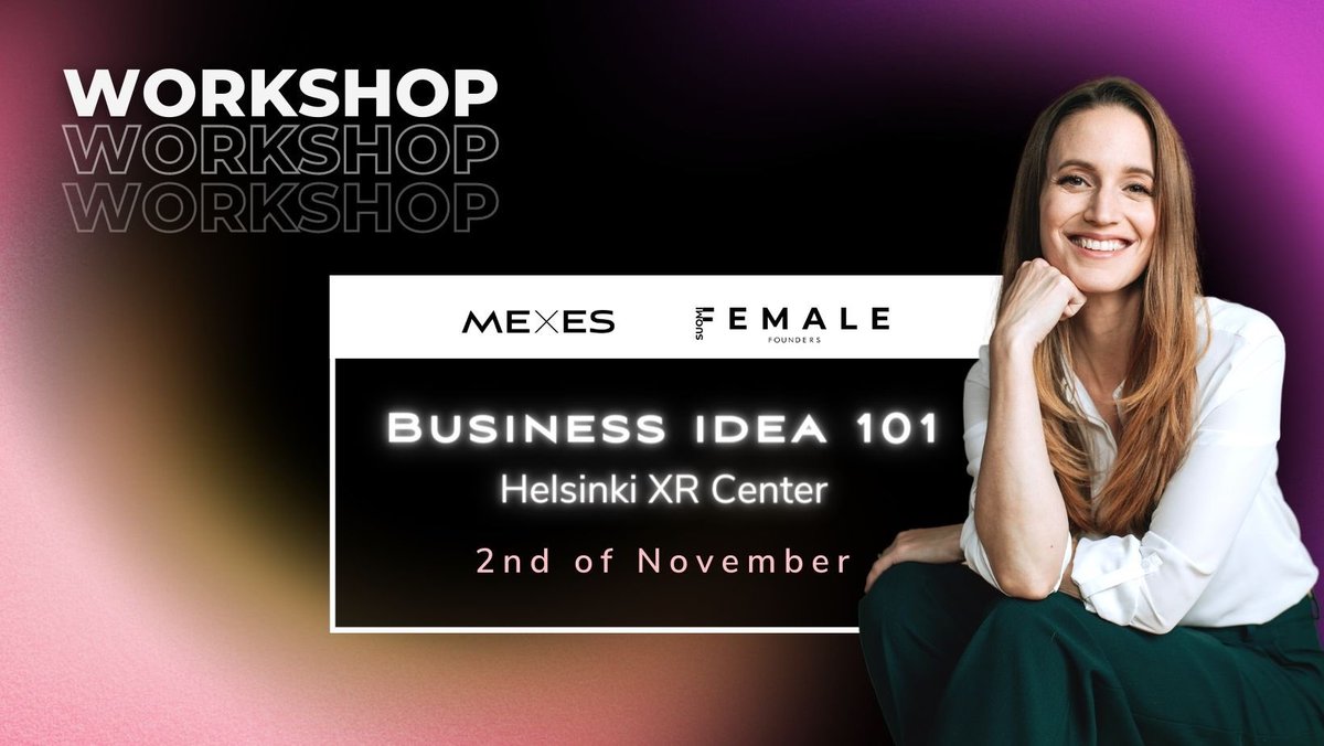 wearemetes's tweet photo. Join us! To our first ever “Business Ideation 101” workshop hosted by MetES &amp; Female Founders Suomi (FFS)! 💖

Link below in thread...;) #businessideation #entrepreneurlife #wearemetes https://t.co/IPIh3f19aR