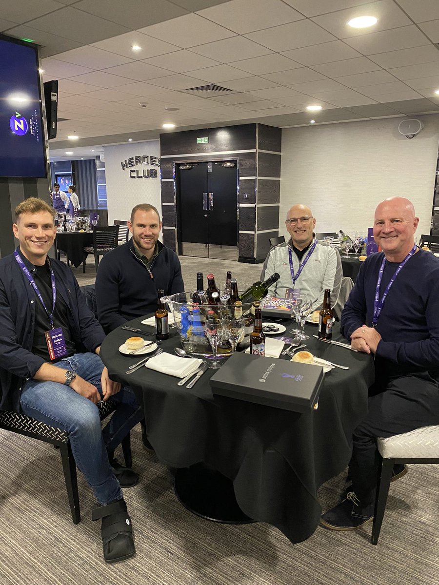 Legends Dining hospitality ticket at St James’s Park Newcastle today for Eng v Samoa World Cup Game. It’s gonna be a great day 👍