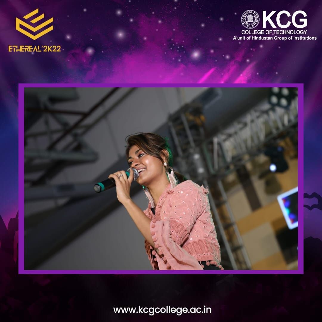 KCGtechnology's tweet photo. It was an evening of musical magic at KCG Ethereal 2K22 as singing sensation Nithyashree took to the stage &amp; enthralled the audience with a rousing performance! 
#KCGEthereal #ethreal2K22 #Ethereal2K22 #KCGCollege #Collegefest #Collegeday #Collegeculturals #KCG25
@Iam_Nithyashree https://t.co/IoP4jWdsLS