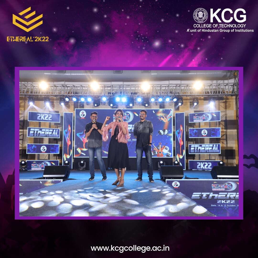 KCGtechnology's tweet photo. Special guests Arun &amp; Aravind accompanied her on stage to delight and entertain everyone present.
#KCGCollege #Ethereal #ethereal2K22 #KCGEthereal #nithyashree #collegelife #collegeday #KCG25
@Iam_Nithyashree @Twins_The_Kings https://t.co/xm51CuN82v