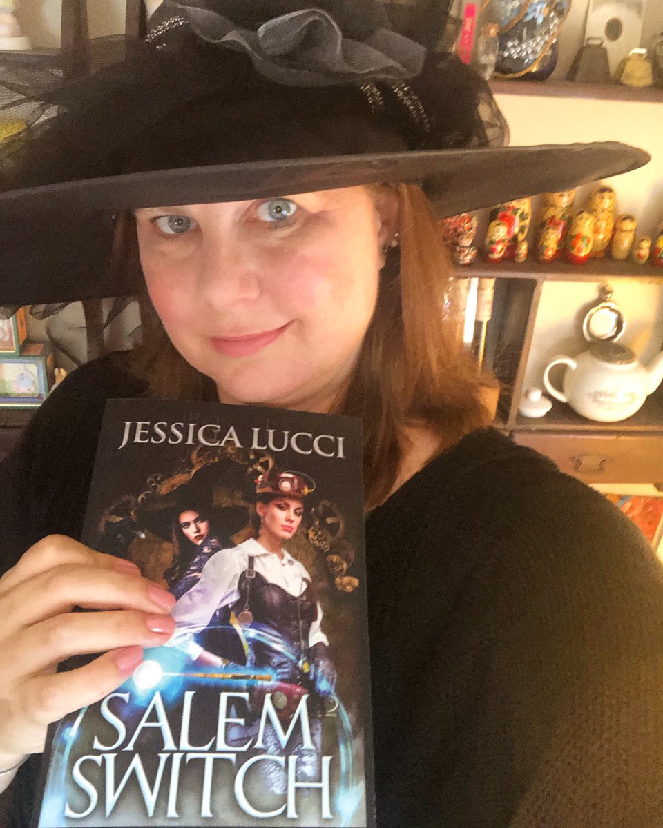 Jessica__Lucci's tweet photo. SALEM SWITCH is the perfect fast-paced book for weekend reading! Get yours on Amazon or Etsy! https://t.co/xgKhg4lXSc #salemswitch #novella #steampunk #timetravel https://t.co/jJNHM3AOTX