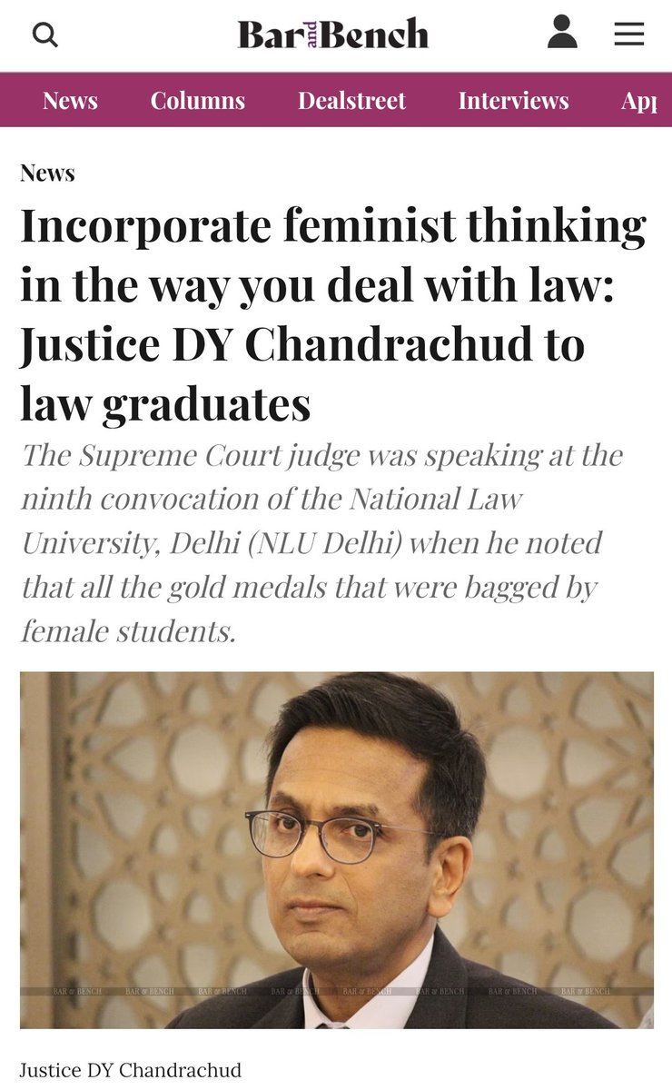 When the next CJI is openly biased towards one gender, how can Men ever expect justice?

It's high time "Feminism" is also defined by top court

#VoiceForMen #Chandrachud <a href="/narendramodi/">Narendra Modi</a> <a href="/AmitShah/">Amit Shah</a> <a href="/KirenRijiju/">Kiren Rijiju</a>
