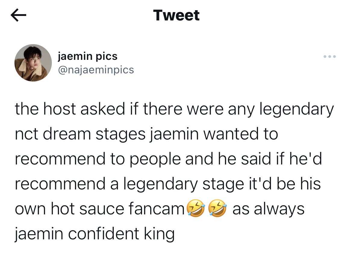 njmhae's tweet photo. jaemin is the number 1 jaemin fan https://t.co/BxxLSX6Xgh