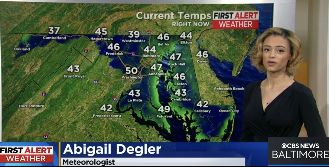 cbkmediamgt's tweet photo. Look who made her @wjz weekend morning debut today….that’s meteorologist client @abigail_degler and she did a fantastic job!
#BaltimoreTVNews
#CBSBaltimore
#Top30Market
#Meteorologist
#TerreHaute>Huntsville>Baltimore
#TeamCBK https://t.co/BGCcqEgvxY