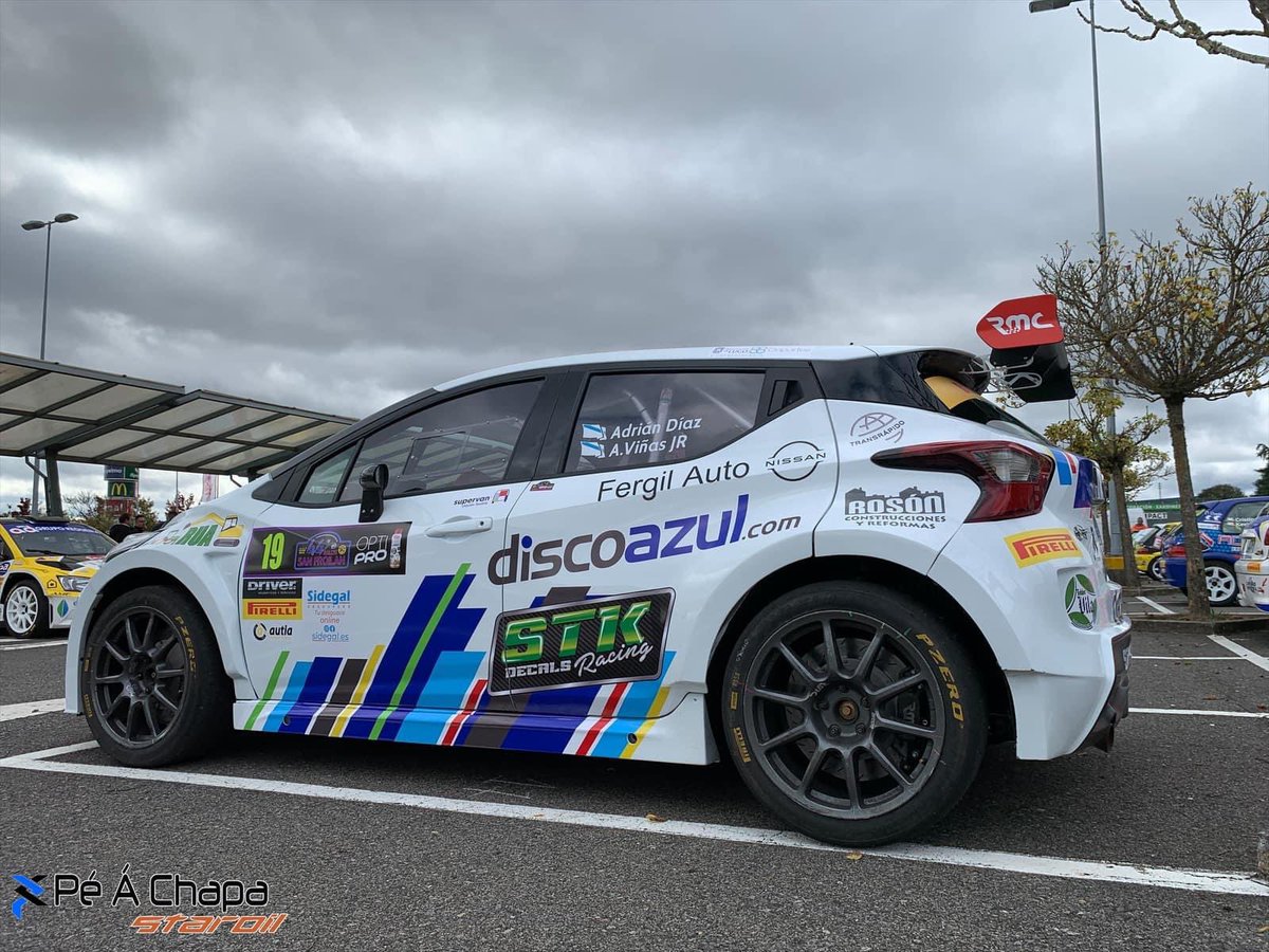 GrupoDitram's tweet photo. Terminadas las dos primeras secciones del Rally San Froilán, nuestro piloto @Adrian_dipe se consolida en la 3ª posición 💪

Vamos equipo‼️  

📸 @PeAChapaRacing 

#FergilAuto #Nissan #PatrocinioFergilAuto https://t.co/9AFkYBrMgF