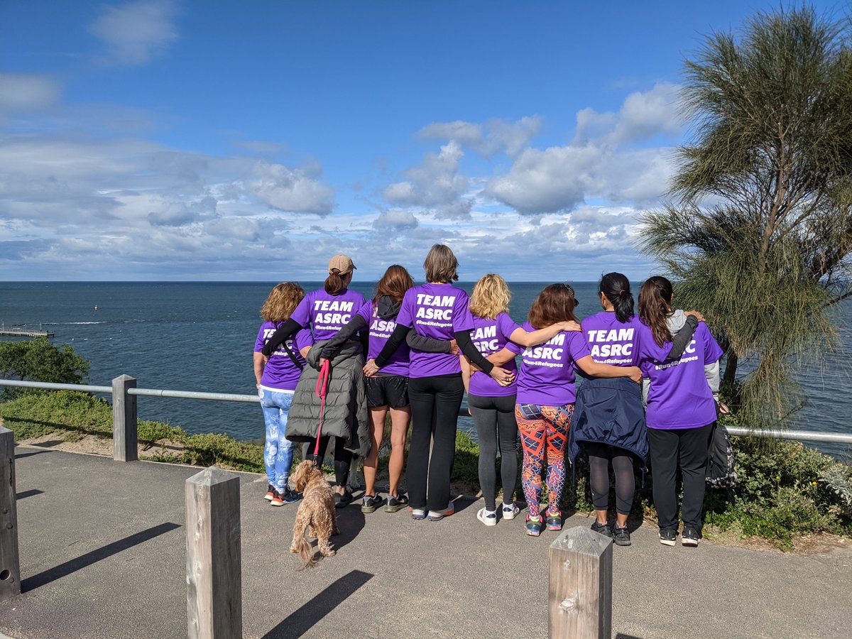 ASRC1's tweet photo. On Sun 20 Nov, no matter where you are, or how you move, you can support refugees with your #KilometresofCompassion at the 2022 #ASRCChallenge: One Day, Your Way βπ½
Pictured is last year's 'Bayside Empaths' on their 20 km walk.
Join #TeamASRC today ππΌ https://t.co/2Nj83PMfW7 https://t.co/HdR5JBG7ny