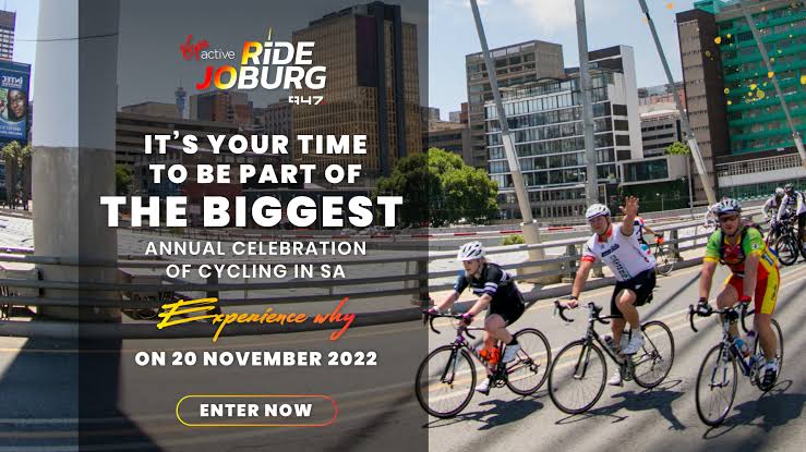 CityofJoburgZA's tweet photo. In 2021 #VirginActive947RideJoburg ran an art competition to find the lucky artist whose illustrative art would be branding Gauteng's most iconic cycle race. #SoundsOfJoburg #ExploreJoburg #OwnJoburg #26thEdition #Passion4Joburg #mointernational ^NJ https://t.co/Cb6hfto4il