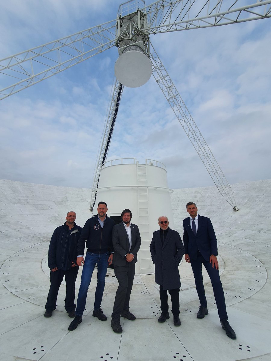 jivedirector's tweet photo. Visiting @virac_irbene with dear colleagues, an excellent and essential partner in the #EuropeanVLBInetwork and @jivevlbi 👏👏 #EU_RIs https://t.co/a4otS1DD4H