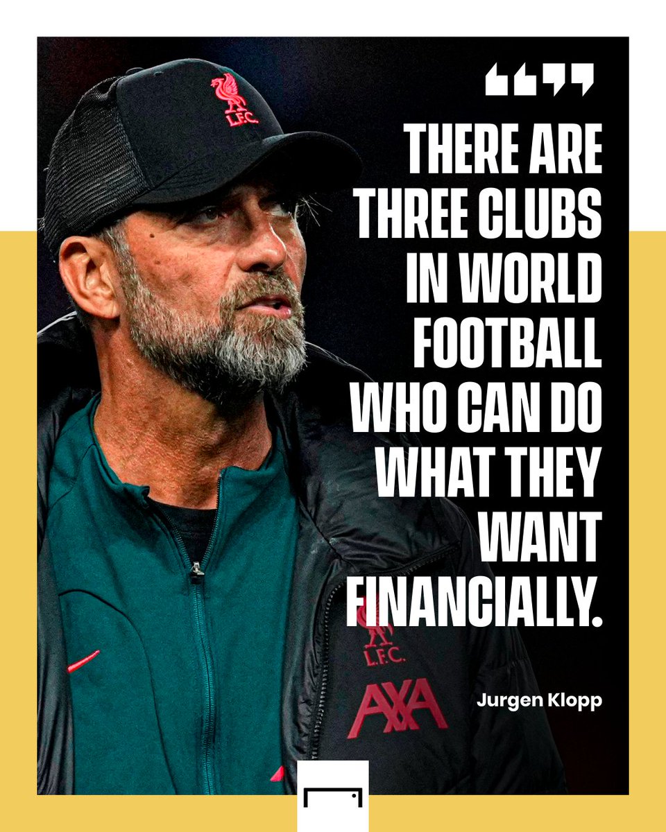 Jurgen Klopp calls out football's unfairness 💰
