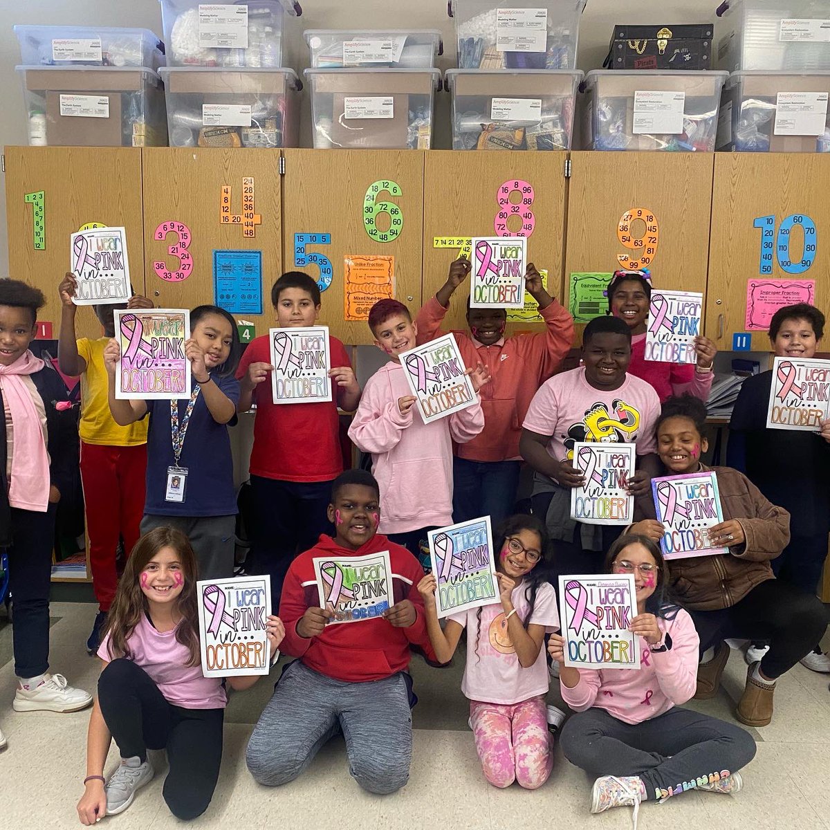 TUPSchools's tweet photo. Pink Out at Jefferson School! #WeareproudofU https://t.co/Xt0CqpE4v7