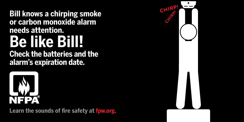 #FirePreventionWeek #FireSafety #BeLikeBill

Easy peasy...