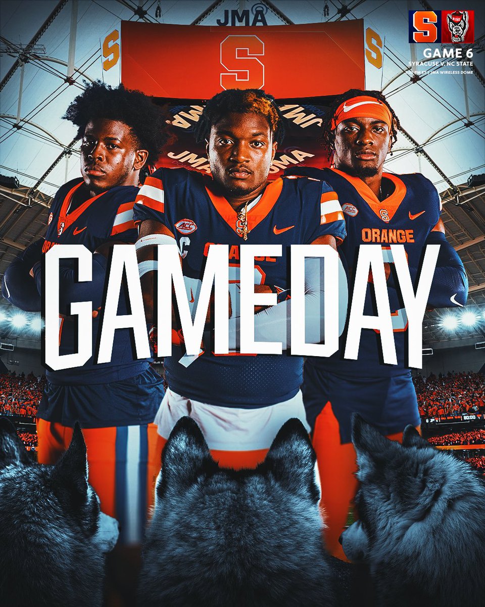 CuseFootball's tweet photo. It’s GAME DAY in the Loud House. 

Bring the noise. 🗣🍊 https://t.co/C4XMpzNran