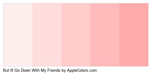 _applecolors's tweet photo. Check out New Palette Today - But Ill Go Down With My Friends Brand @_applecolors https://t.co/eaLfJn2JOP #FFDDDD #FFCCCC #FFBBBB #FFAAAA #upset https://t.co/nlhR9S8Wde