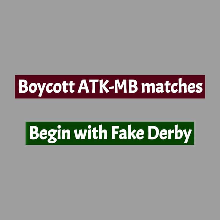 DeAshoke's tweet photo. Don't trust the liars. Don't trust the lie. Save @Mohun_Bagan
#BoycottFakeDerby
#ATKMBisnotmyclub
#BreakTheMerger
#Resignofficials
#GoenkaOut https://t.co/JXJAhy0M29