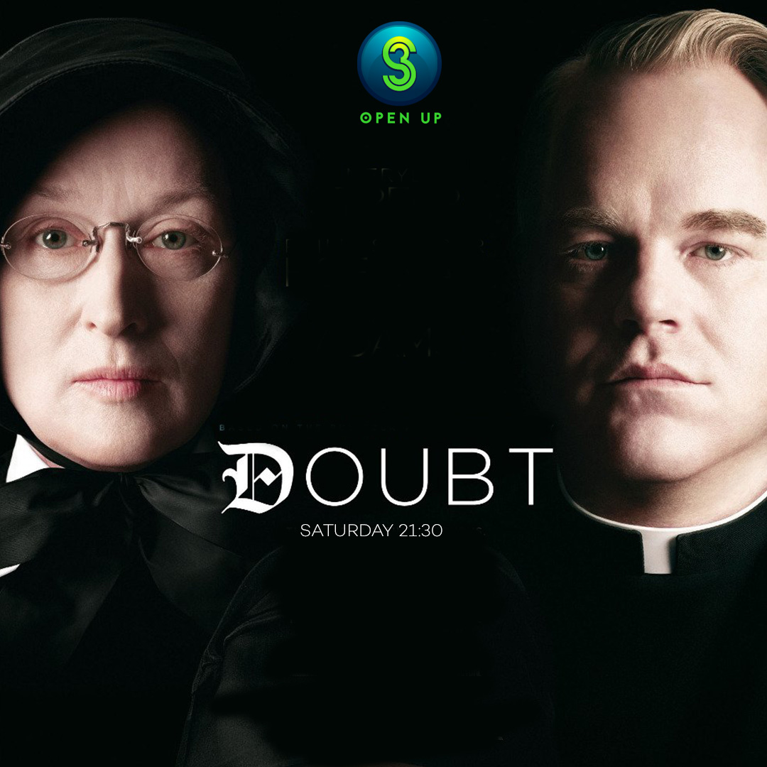 Tonight at 21:30 on Doubt; A principal of a Catholic school finds a reason to suspect a school teacher who may be taking extra interest in a black student. She makes it her personal agenda to find the truth and expel him. #S3OpenUp #S3FearlessByNature