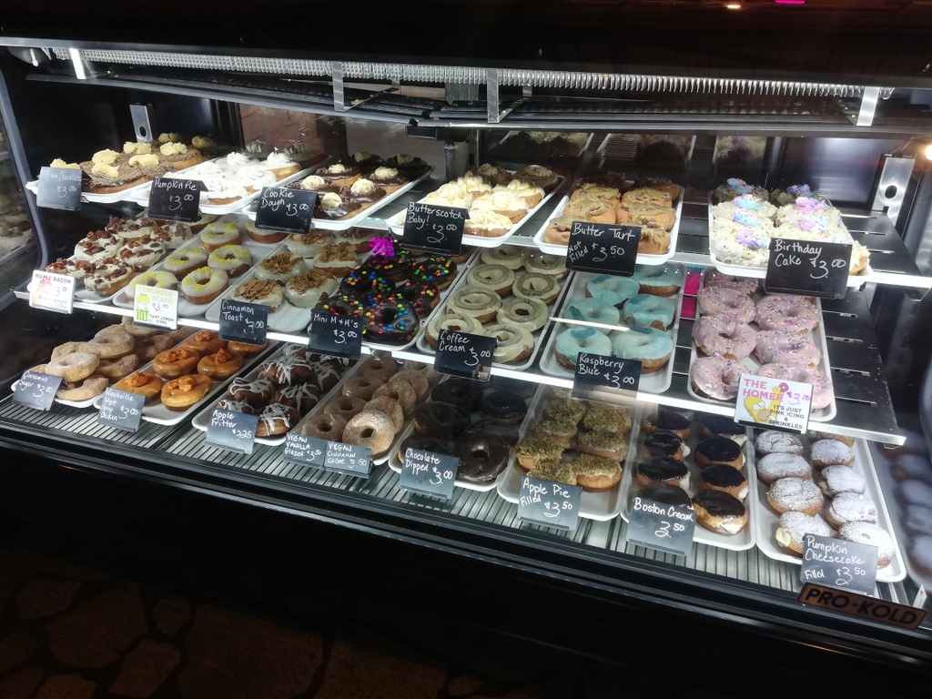 BlackFlyGrubHub's tweet photo. Before.  Good morning everyone and the answer is yes.  

#donuts #donut #doughnuts #food #foodporn #foodie #getoffmainstreet #hotdog #hotdogs #blackflygrubhub https://t.co/W6P8vtJ7wu