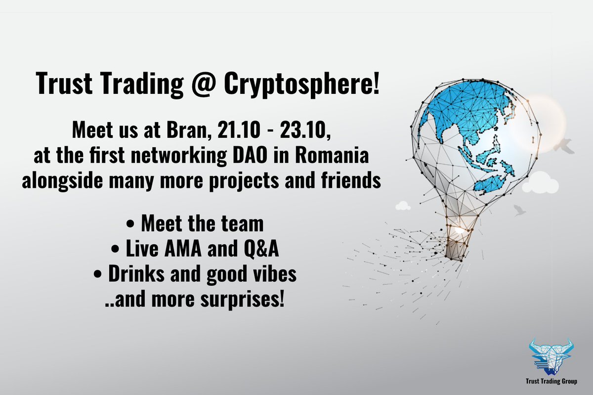 Missed our #AMA sessions?

Then don't miss us at Cryptosphere! See you there for crypto chats and drinks with the $TTG team🔥

#CryptoTrading #ElrondNetwork $EGLD #EGLD #ElrondCommunity #TradingTips #Crypto #TradingBot #ETF #ETH #CryptoETF #CryptoCommunity #NFT #DAO #party #BTC