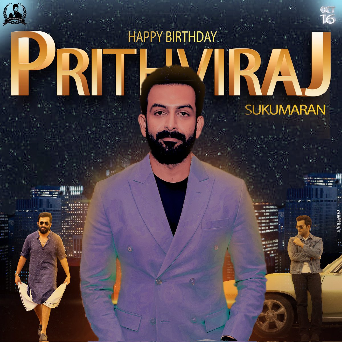 ArmyPrithviraj's tweet photo. ʜᴇʀᴇ ɪꜱ ᴏᴜʀ ʙɪʀᴛʜᴅᴀy ᴄᴅᴩ 💫🔥 ʜᴀᴩᴩy ʙɪʀᴛʜᴅᴀy ᴇᴛᴛᴀ 💕😘

@PrithviOfficial 

#HappyBirthdayPrithviraj #PrithvirajSukumaran #Birthdaycdp #prithvirajarmy https://t.co/tozXnq7BdP